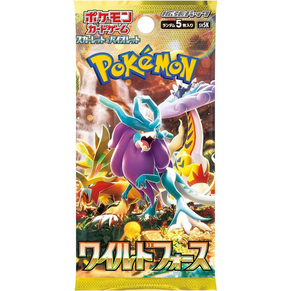 Booster Pokemon Scarlet & Violet - Wild Force (sv5K) – japonais | JapanResell
