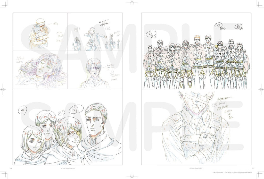 Shingeki No Kyojin (l'Attaque des Titans) - The Final Season Part 2 - KEY ANIMATION BOOK – japonais | JapanResell