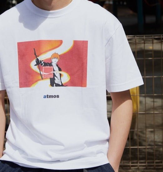 Tee - Shirt Atmos - Bleach X Coca - Cola Ichigo - Blanc – T-Shirt japonais | JapanResell