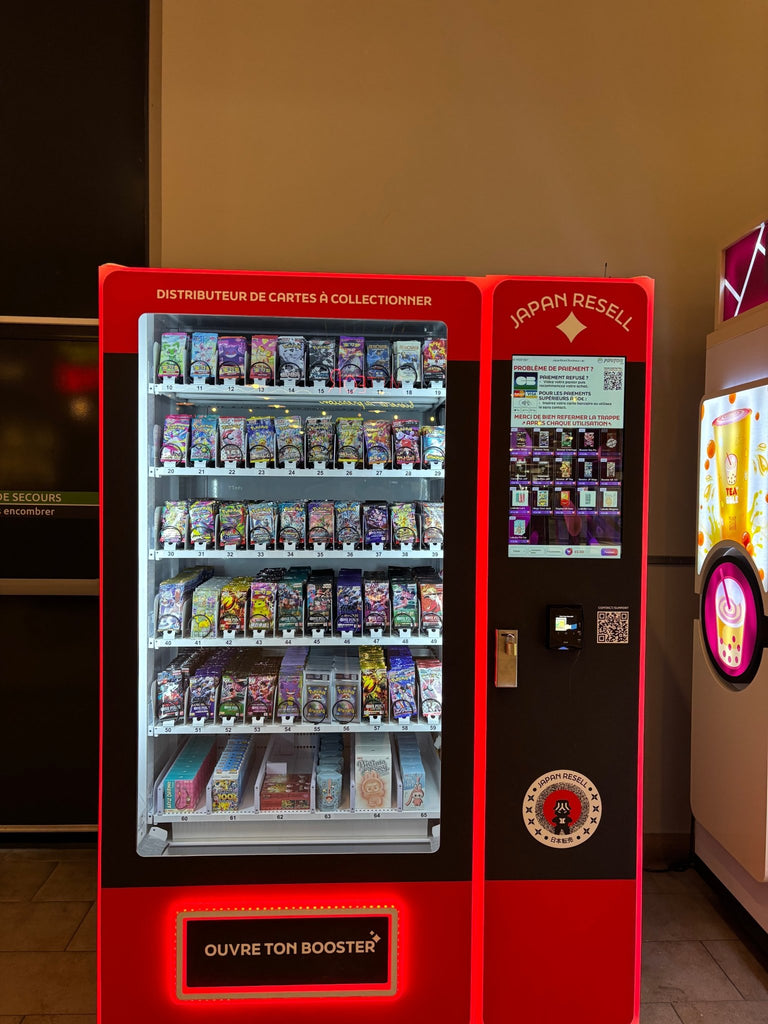 Lancement de notre distributeur de cartes à collectionner au Centre Commercial de Bordeaux Lac !