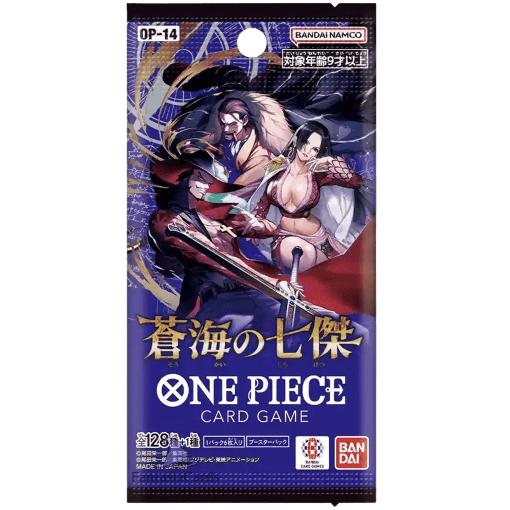 Booster One Piece Card Game – THE AZURE SEA'S SEVEN (OP - 14) (Précommande) – japonais | JapanResell