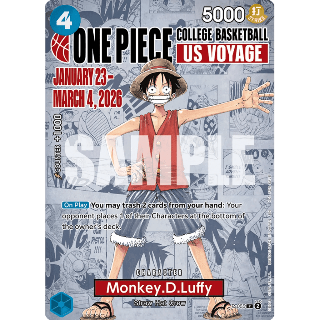 Carte One Piece Monkey.D.Luffy (P-055) (V.3) Promos – japonais | JapanResell