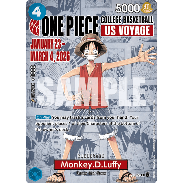 Carte One Piece Monkey.D.Luffy (P-055) (V.3) Promos – japonais | JapanResell