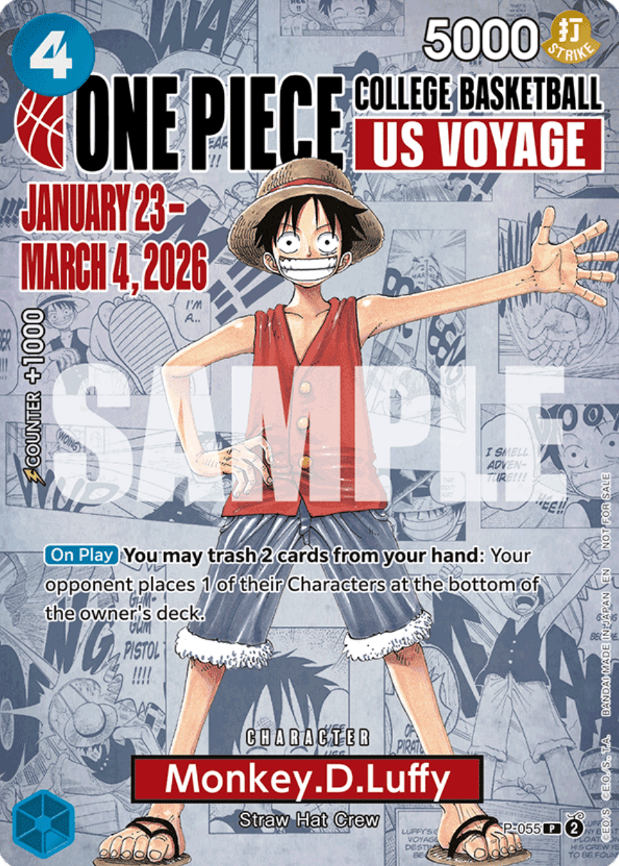 Carte One Piece Monkey.D.Luffy (P - 055) (V.3) Promos (Précommande, en Stock aux USA) – japonais | JapanResell