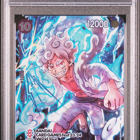 Carte One Piece PSA 10 GEM MINT - 041 MONKEY D. LUFFY BANDAI CARD GAME FEST – japonais | JapanResell
