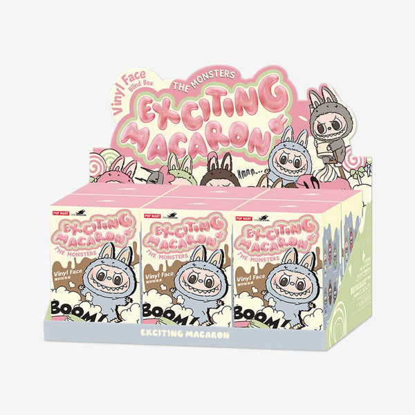 LABUBU THE MONSTERS - Exciting Macaron Vinyl Face Blind Box Set (6 pièce) – POP MART – Figurines japonais | JapanResell