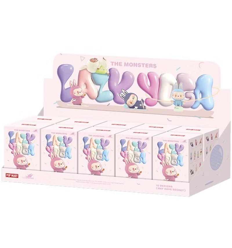 LABUBU Lazy Yoga Display (10 pcs) – POP MART Series (Japan