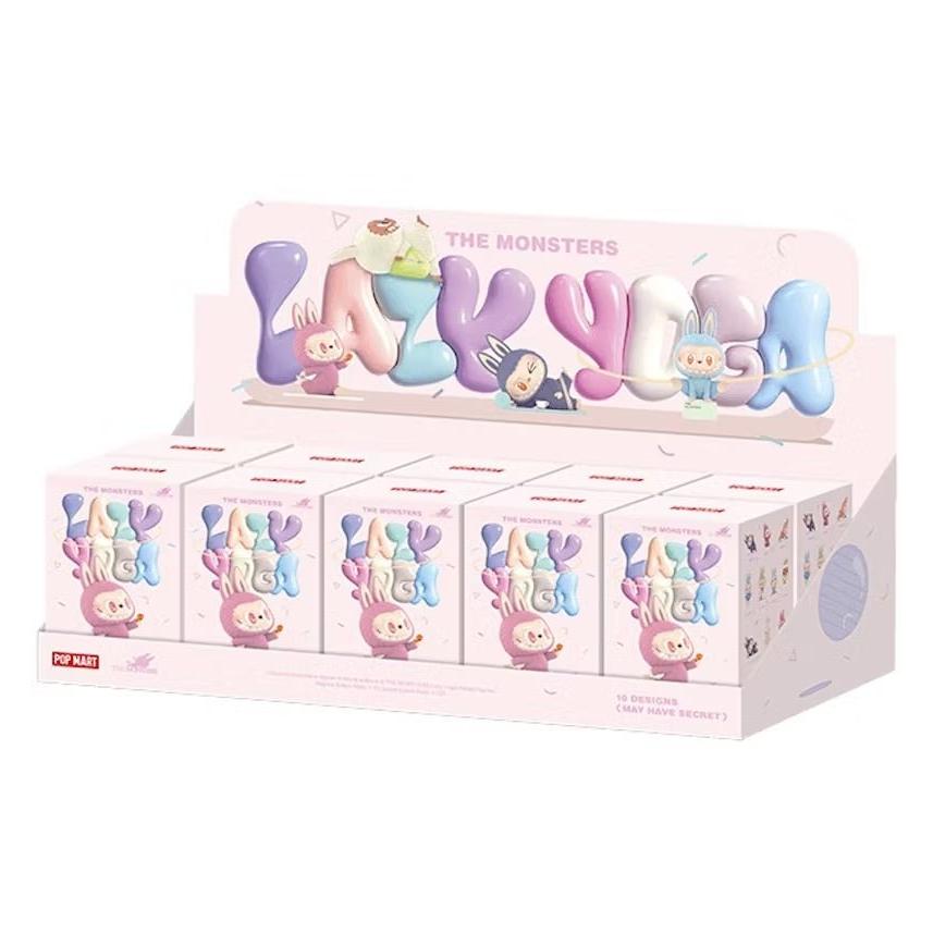LABUBU Lazy Yoga Display (10 pcs) – POP MART Series (Japan