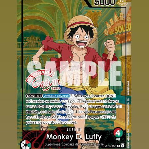 Monkey.D.Luffy Grévin (OP13-001) – japonais | JapanResell