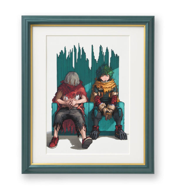 My Hero Academia ART EXHIBITION - Tableau Image clé - "Izuku Midoriya & Tomura Shigaraki" (Précommande) – Acrylique japonais | JapanResell