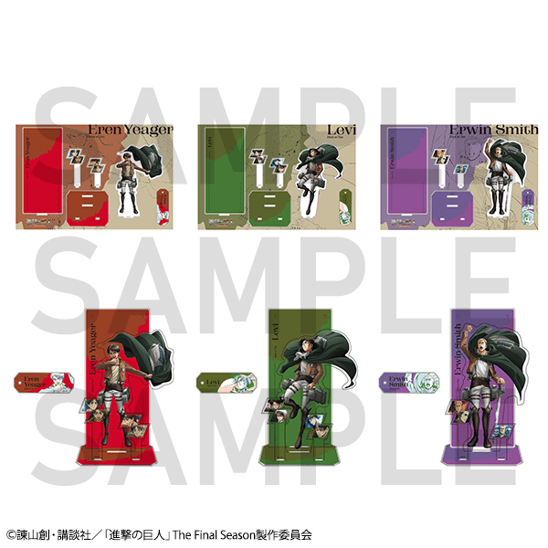 Shingeki No Kyojin (l'Attaque des Titans) - Grande Diorama Acrylique - POP UP SHOP by WIT STUDIO - JapanResell