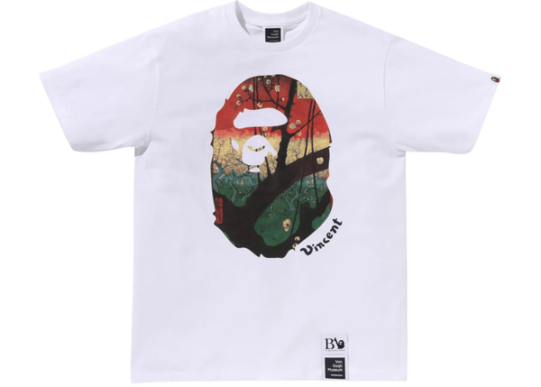 T-shirt BAPE x Van Gogh Museum Ape Head Canvas Art IV – japonais | JapanResell