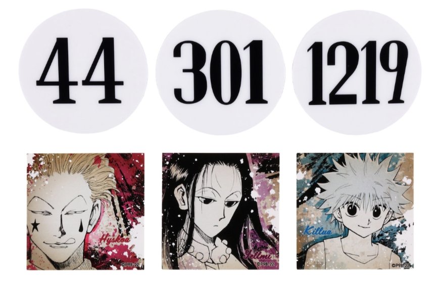 Badge and Sticker HUNTER x HUNTER - Togashi Yoshihiro