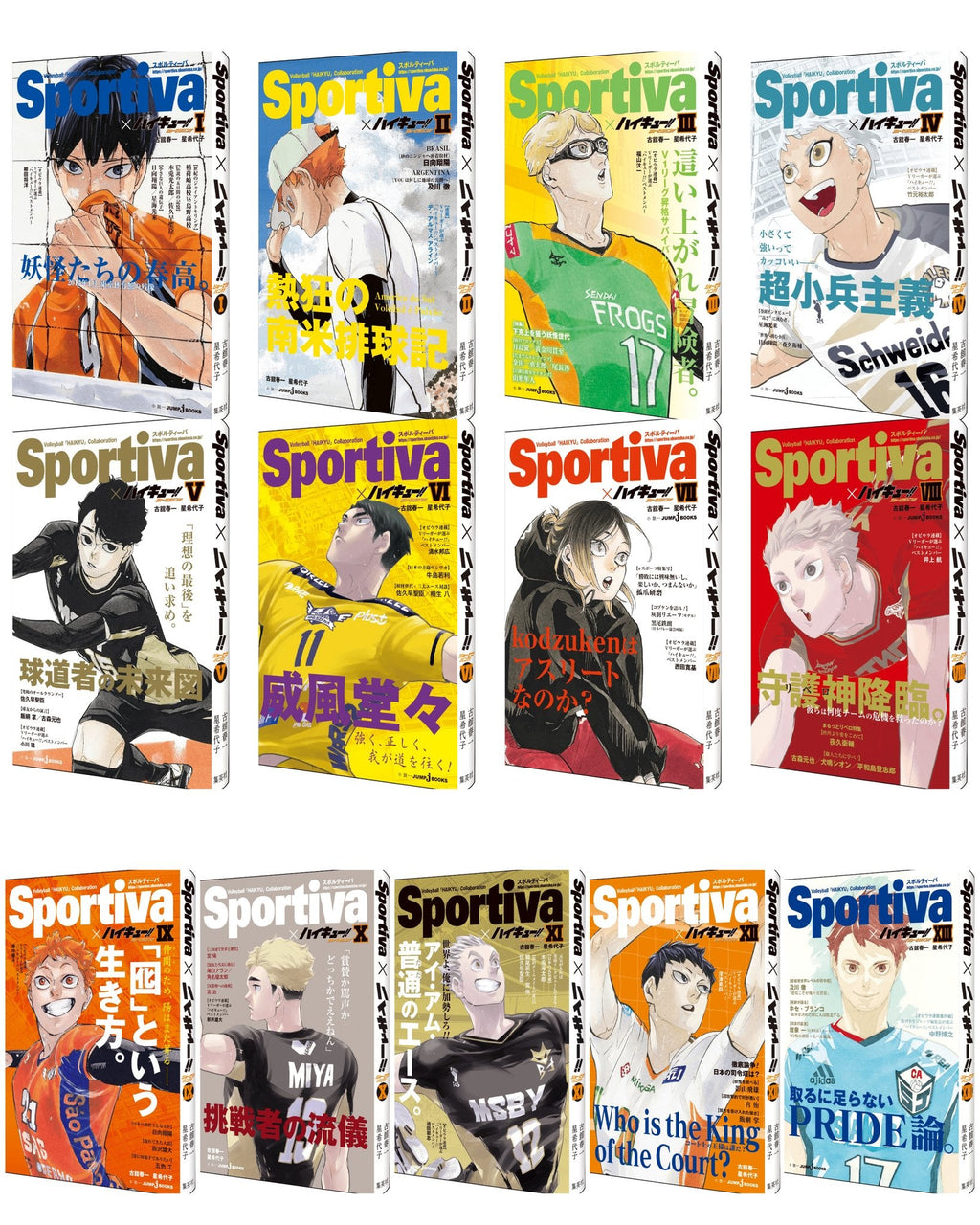 Haikyū!! x Sportiva - Set des 13 Tomes (Précommande) - JapanResell