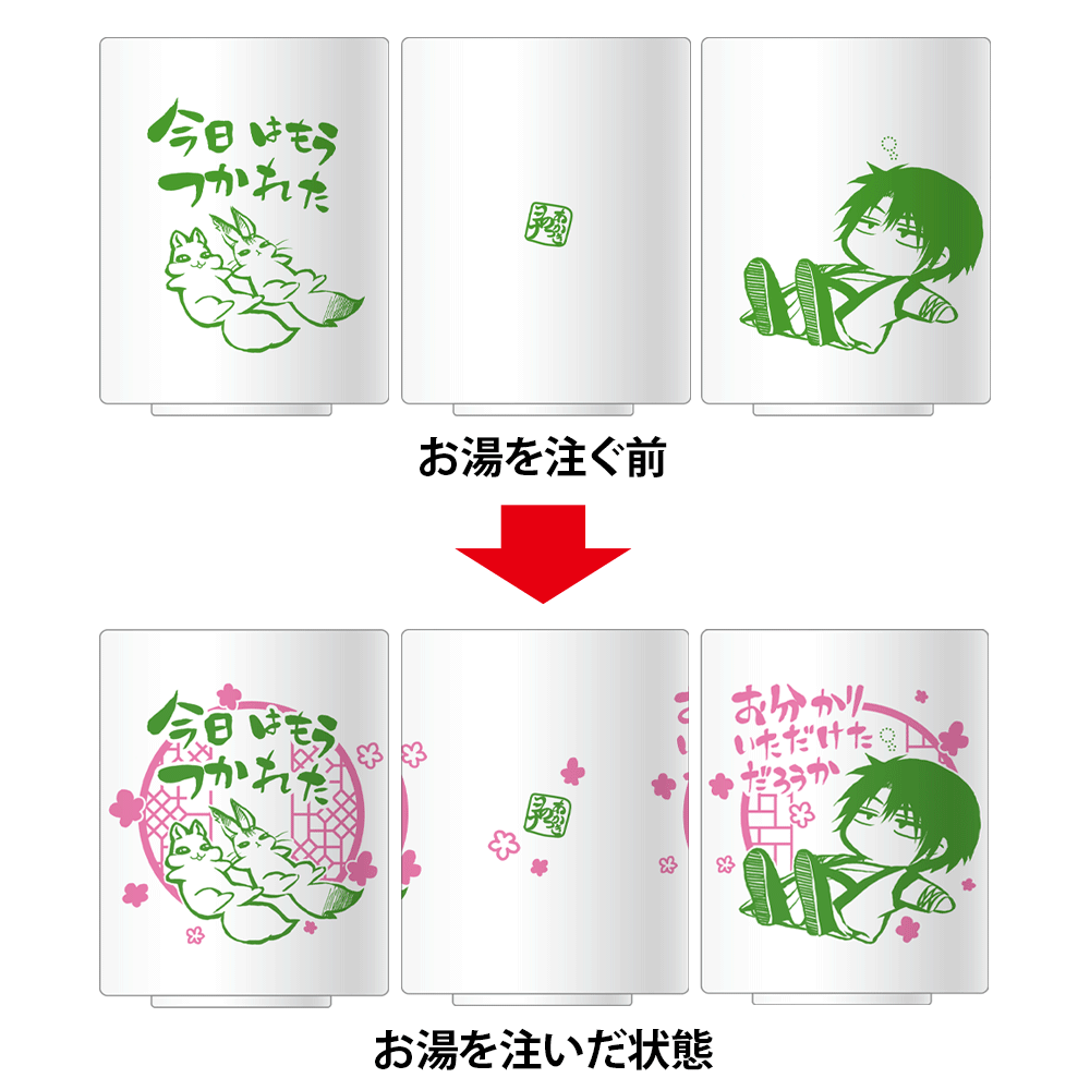 Tasse à thé sensible à la température - Akatsuki no Yona 20th Anniversary (Précommande) – japonais | JapanResell